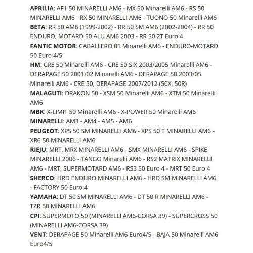 Gruppo termico Polini 1331009 FBM AM6