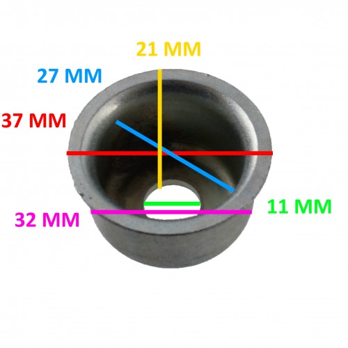 Distanziale mozzo ruota anteriore...