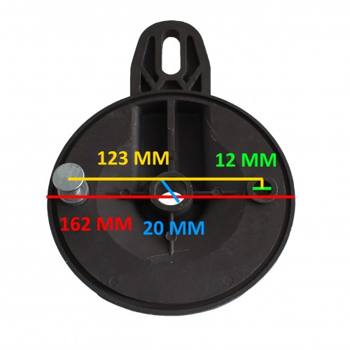 Piatto portaceppi posteriore Gilera GR2