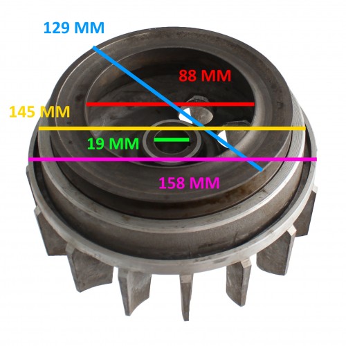 Volano Piaggio Ape 175 AD1 avviamento...