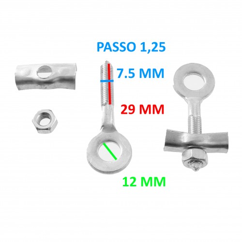Tendicatena foro 12 passo 1,25...
