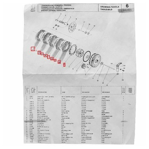 Kit dischi frizione Cagiva SXT Aletta...