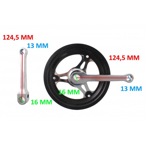 Guarnitura con chiavella per ciclo...