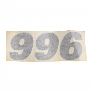 Adesivo scritta 996 125x47...