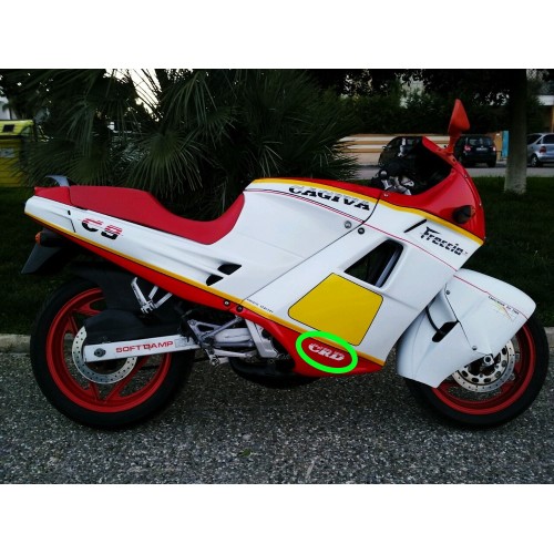 Adesivo scritta CRD Cagiva Freccia C9...