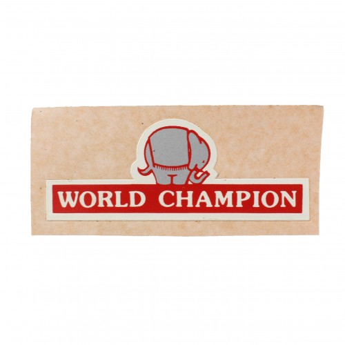 Adesivo Cagiva World Champion 65x25 mm