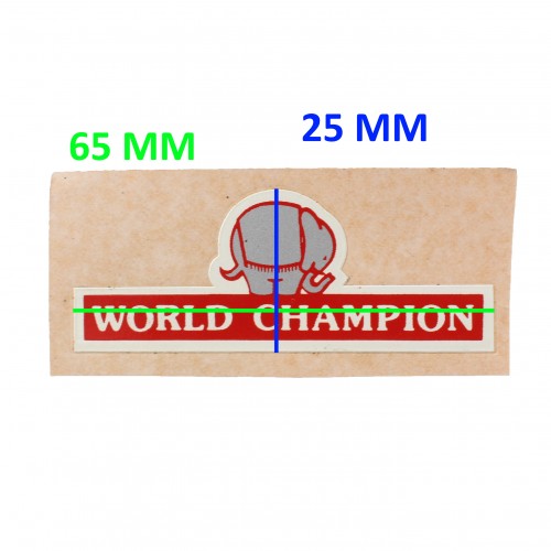 Adesivo Cagiva World Champion 65x25 mm