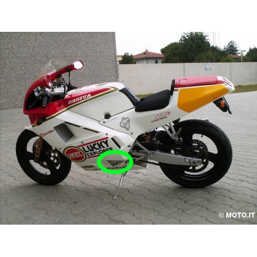Adesivo Agip sinistro Cagiva Mito...
