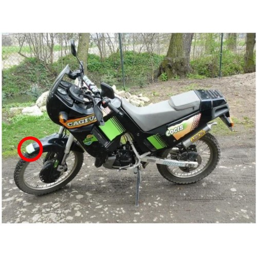 Adesivo parafango anteriore Cagiva...