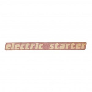 Adesivo Electric Starter...