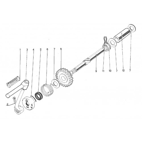 Ingranaggio avviamento Garelli VIP 3...