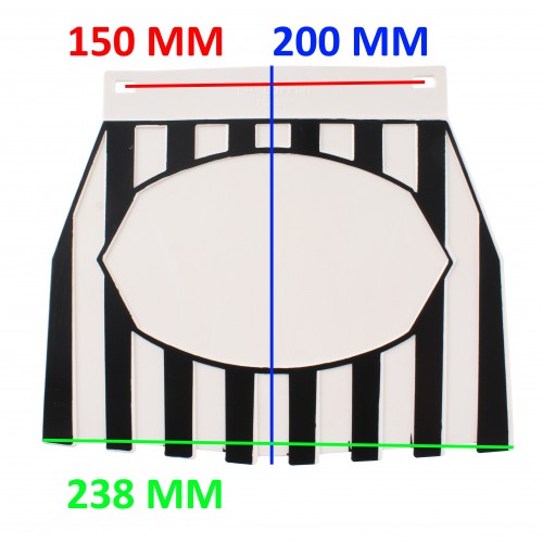 Paraspruzzi Europa a righe Vespa...