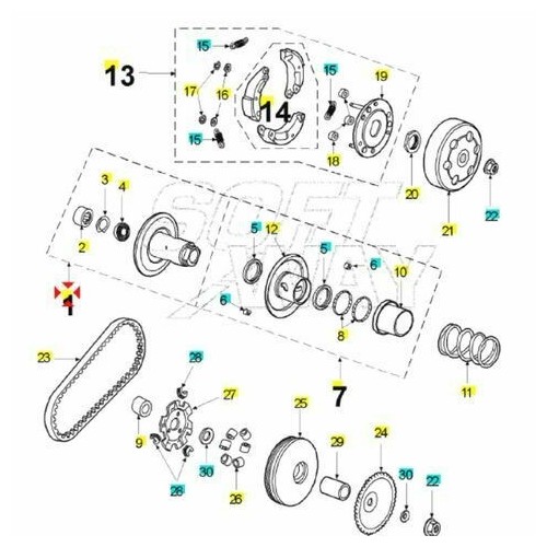 Flangia fissa del corretore do coppia...