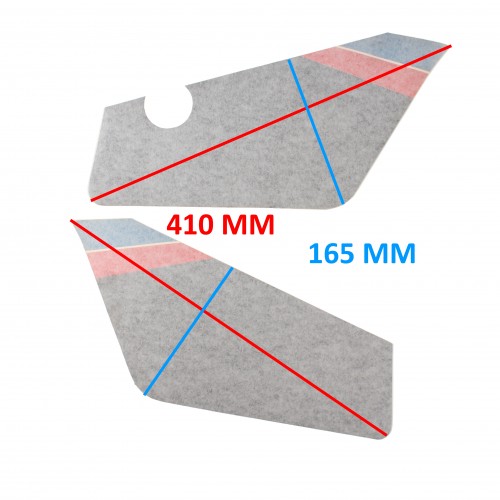 Adesivi fianchetti Cagiva Elefant tre...