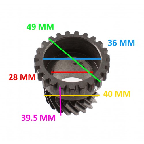 Ingranaggio frizione 23 30 denti Ape...