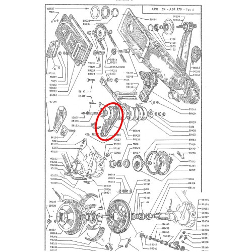 Piastra supporto ammortizzatore...