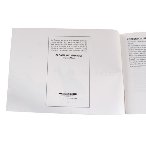 Manuale uso manutenzione Kymco Grand...