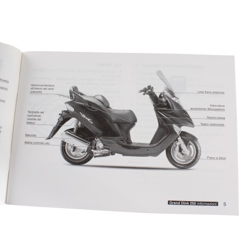 Manuale uso manutenzione Kymco Grand...