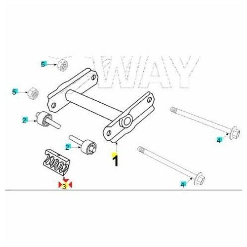 Silent block Peugeot Speedfight Ludix...