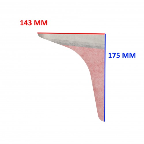 Adesivo convogliatore destro Cagiva...