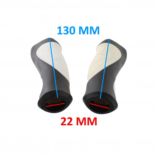 Coppia manopole ergonomiche da 22 mm...
