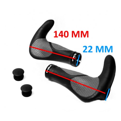 Coppia manopole ergonomiche per bici...