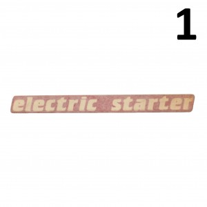 Adesivo Electric Starter... 2