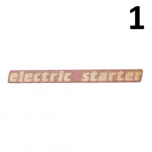 Adesivo Electric Starter 115x11...