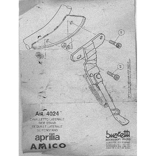 Cavalletto laterale Aprilia Amico...
