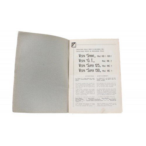 Catalogo ricambi Vespa Sprint GT...