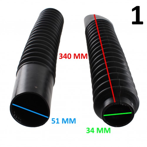 Soffietti forcella 340 mm moto epoca