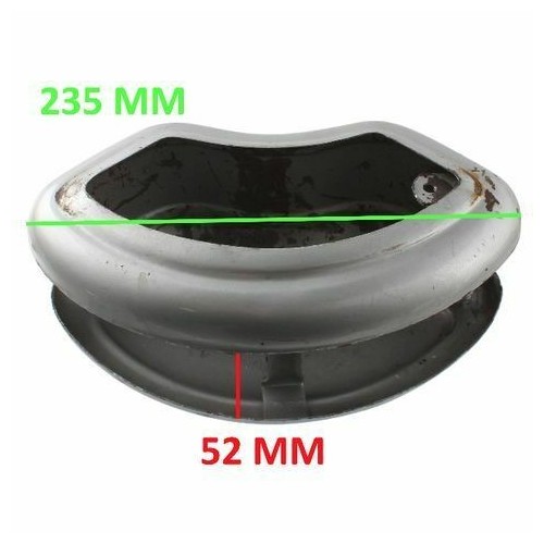 Portaoggetti al telaio per moto epoca