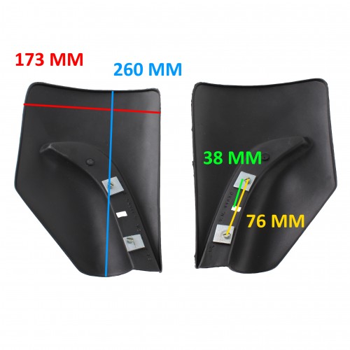 Coppia paraspruzzi per auto FAA 40