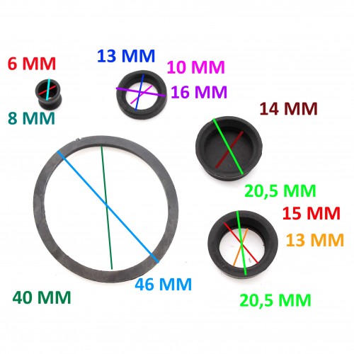 Gommini OR pompa freno Gilera 250 cc...