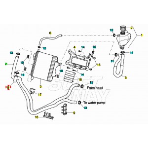 Tubo pompa radiatore... 2