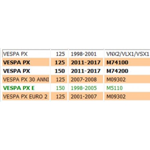 Bordo scudo Vespa PX PE Arcobaleno
