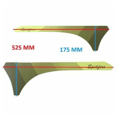 Coppia adesivi fianchetto Vespa Utah...