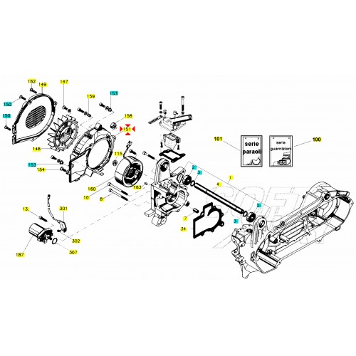 Convogliatore aria Malaguti Crosser e...
