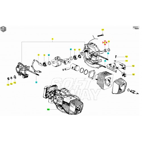 Camma volano Piaggio Ciao Bravo...
