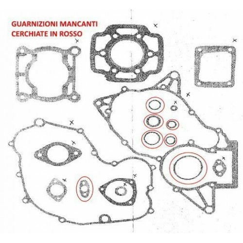 Serie guarnizioni motore Gilera 125 RV