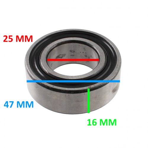Cuscinetto sfera 25-47-16 SKF 63005-2RS1