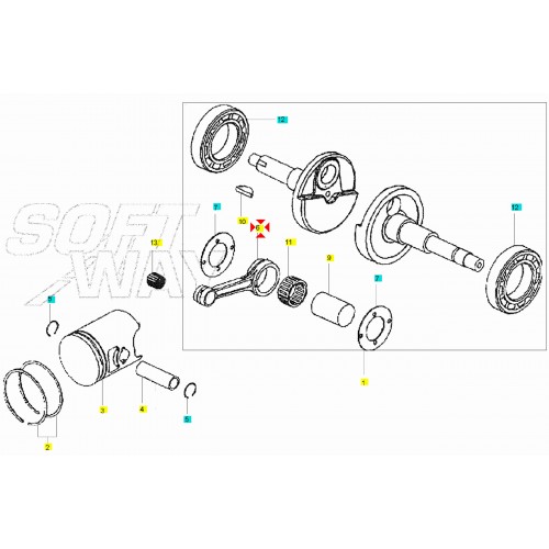 Biella Sym Jet Jungle Red Devil Super...