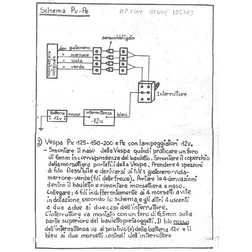 Intermittenza 12V luci emergenza...
