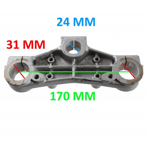 Staffa superiore sterzo moto Cagiva