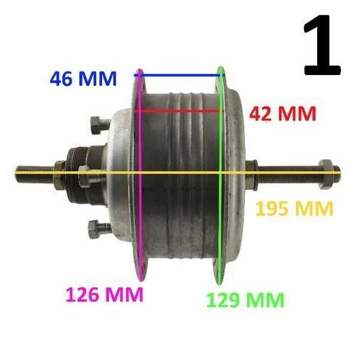 Mozzo ruota posteriore ciclomotori da...