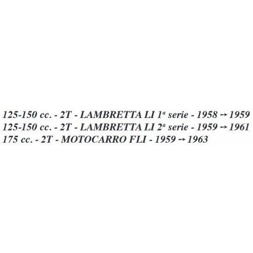 Kit dischi frizione S1062B Lambretta...