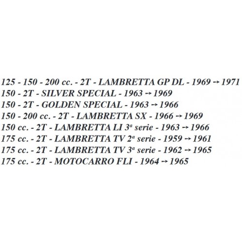Kit dischi frizione S1062B Lambretta...