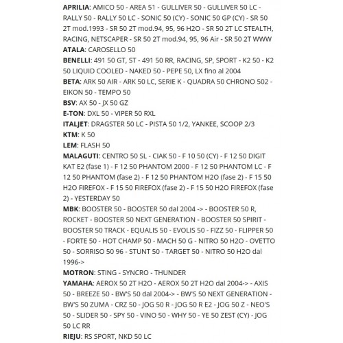 Semipuleggia Polini 244010 Yamaha...