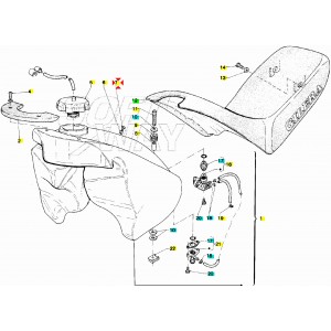 Vite serbatoio Gilera RC... 2