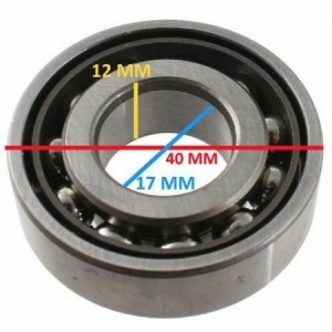 Cuscinetto a sfere 17 - 40... 2